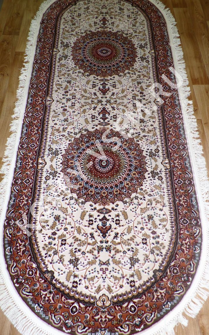 Ковер SHAHREZA d 205 terra- brown oval